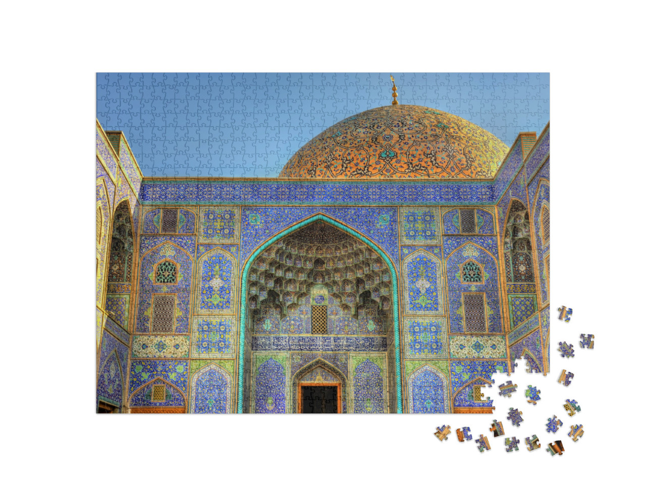 Puzzle 1000 Teile „Scheich-Lotfollah-Moschee, Iran“