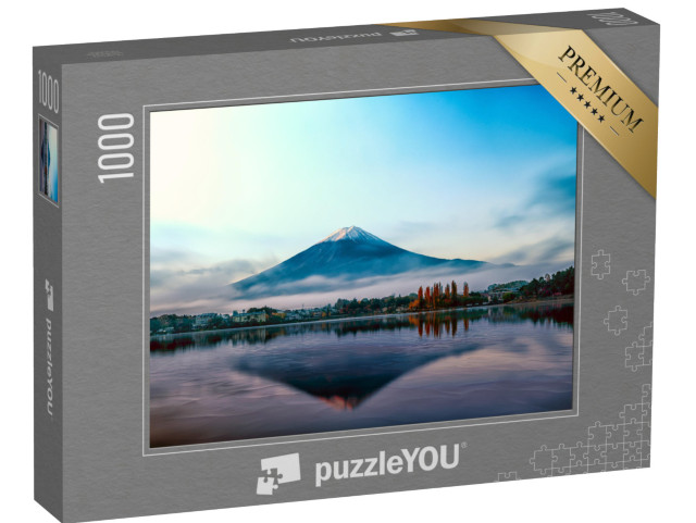 Puzzle 1000 Teile „Berg Fuji in den frühen Morgenstunden, Japan“