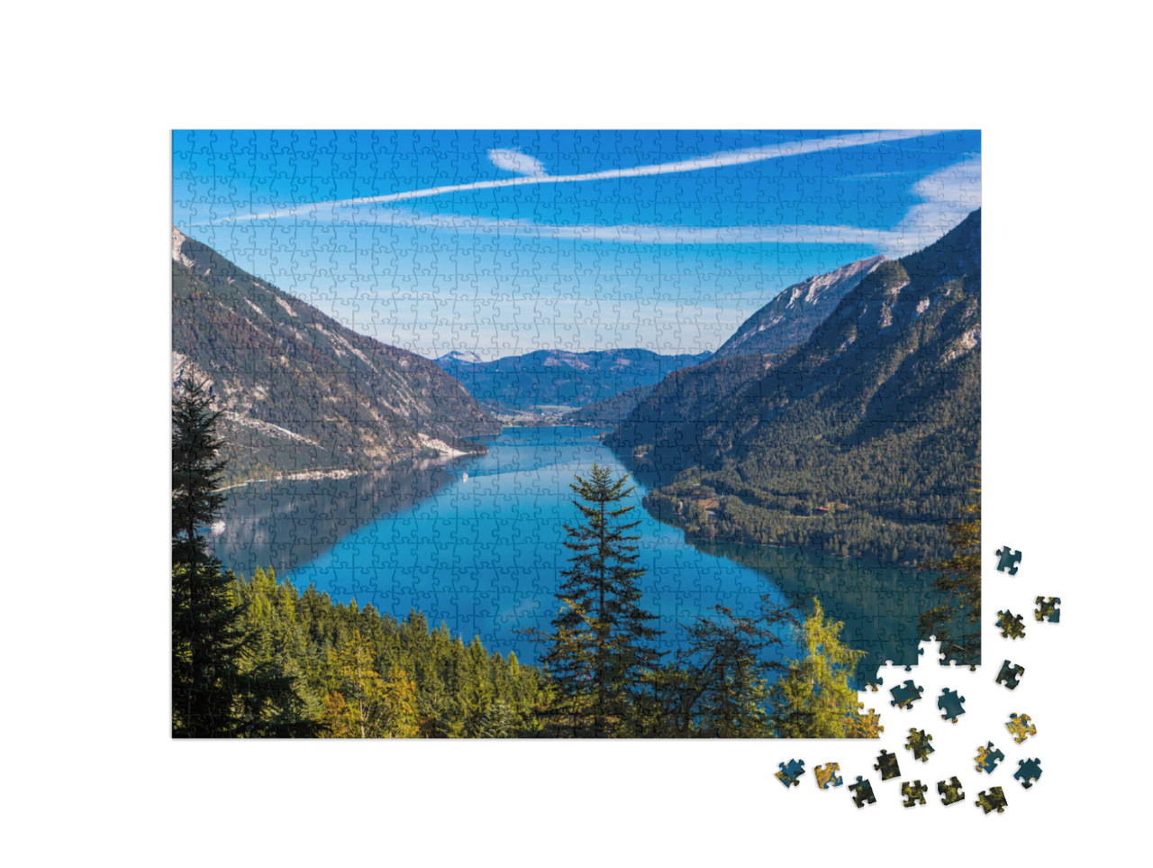 Puzzle 1000 Teile „Idyllischer Achensee, Tirol, Österreich“