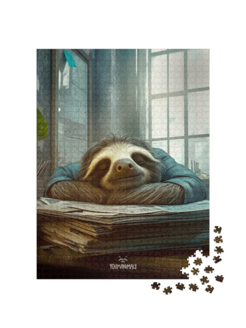 Puzzle 1000 Teile „YOUMANIMALS: Anton“