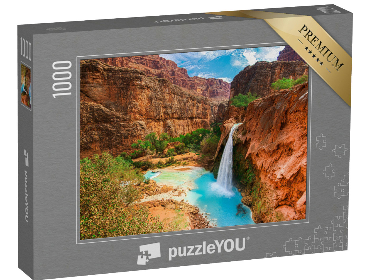 Puzzle 1000 Teile „Havasu Falls im Grand Canyon, Arizona“