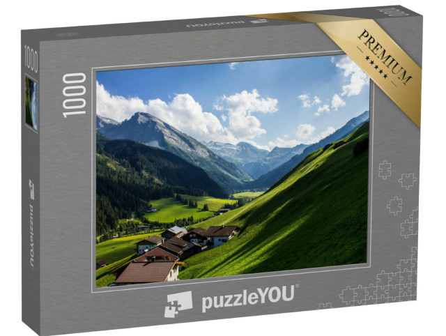 Puzzle 1000 Teile „Tuxertal mit Hintertuxer Gletscher“