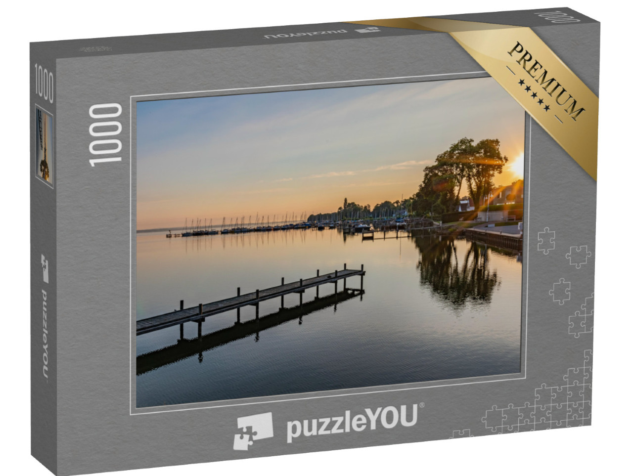 Puzzle 1000 Teile „Naturlandschaft am Steinhuder Meer, Niedersachsen“