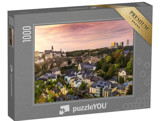 Puzzle 1000 Teile „Die schöne Stadt Luxemburg in Europa“