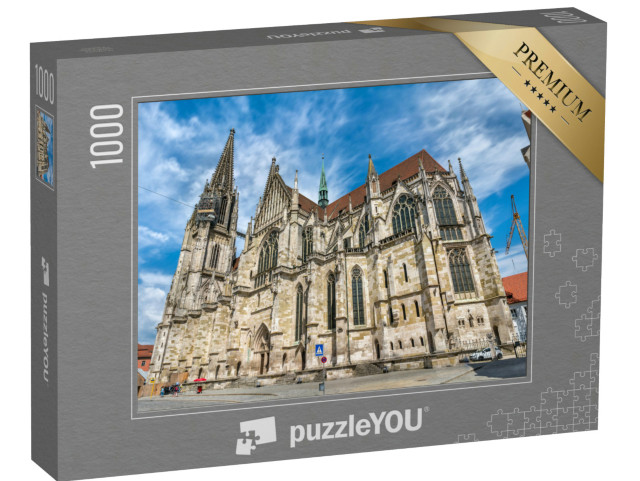 Puzzle 1000 Teile „Der Dom St. Peter zu Regensburg, Bayern, Deutschland“