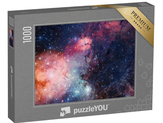 Puzzle 1000 Teile „Sterne am bunten Nachthimmel “