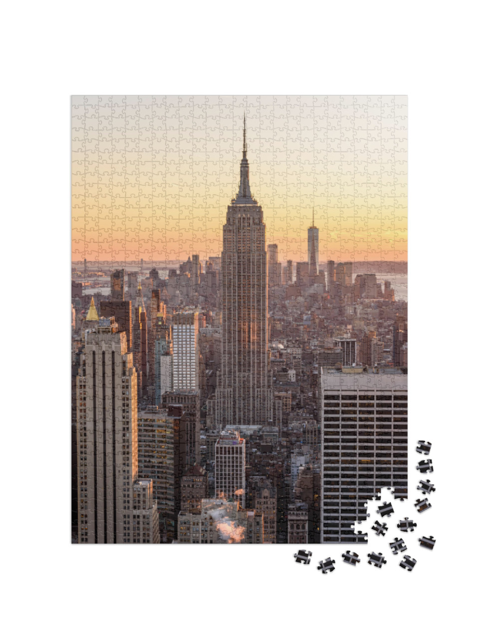 Puzzle 1000 Teile „Empire State Building, New York City, USA“