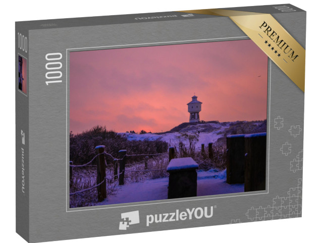 Puzzle 1000 Teile „Langeoog: Winterbild mit dem Turm“