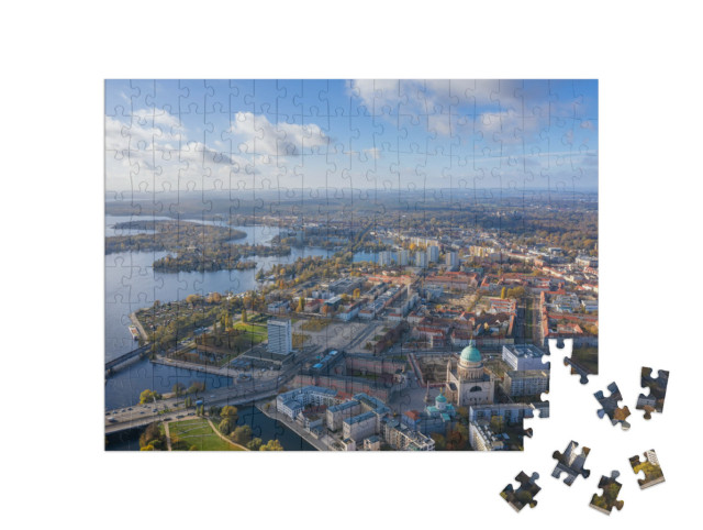 Puzzle 200 Teile „Luftbildansicht über Potsdam, Deutschland“