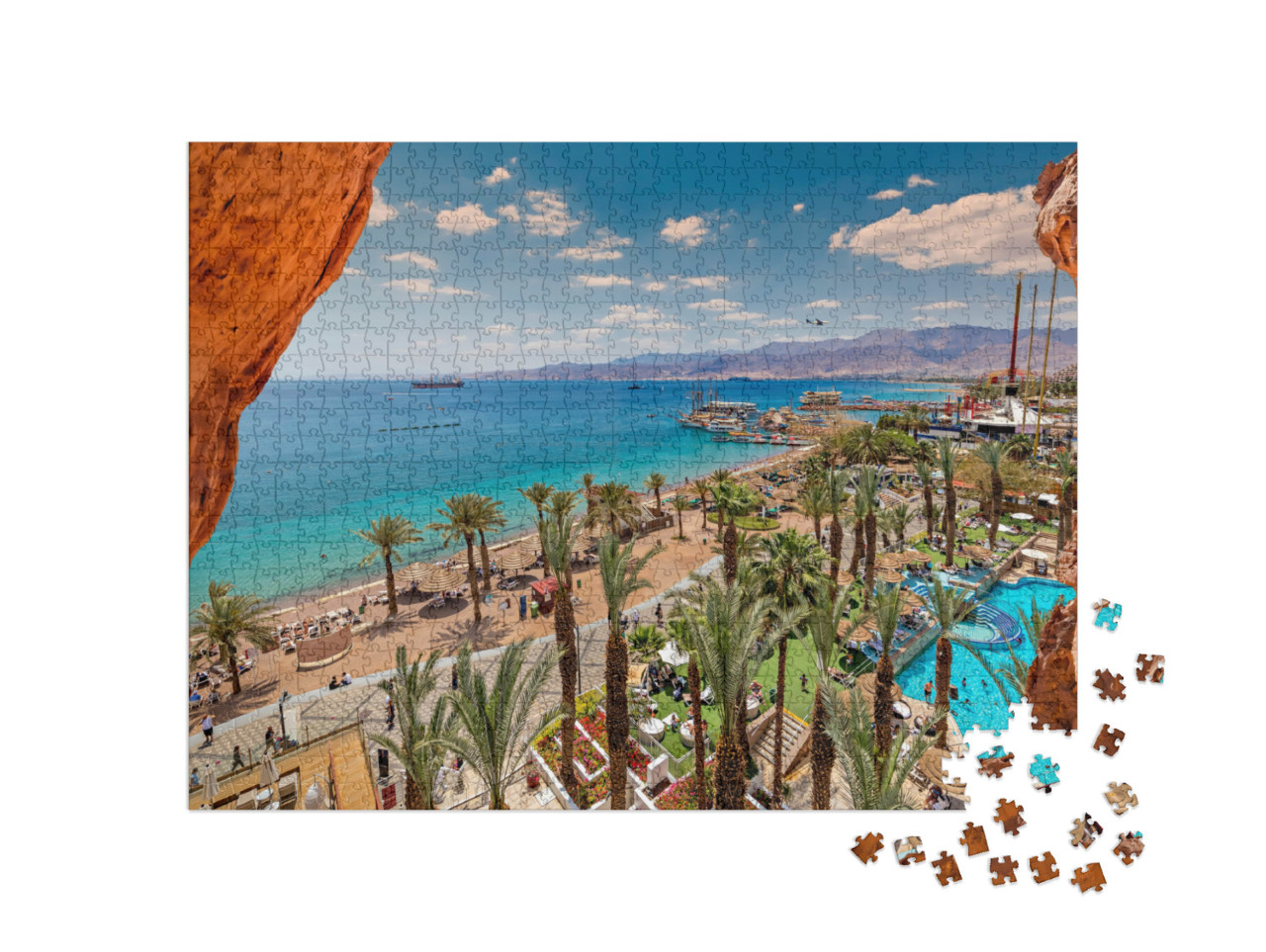 Puzzle 1000 Teile „Sommer am Strand von Eilat, Israel“