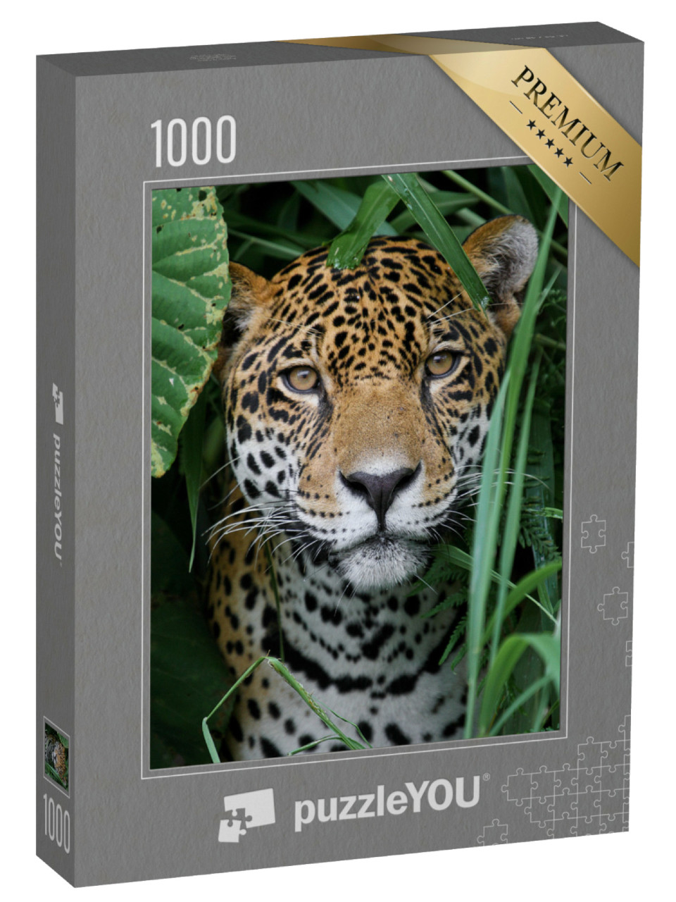 Puzzle 1000 Teile „Jaguar im Amazonas-Dschungel“