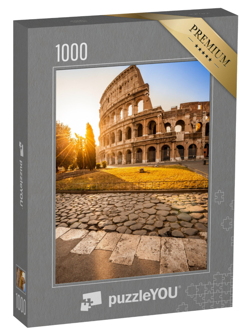 Puzzle 1000 Teile „Kolosseum bei Sonnenaufgang, Rom, Italien“