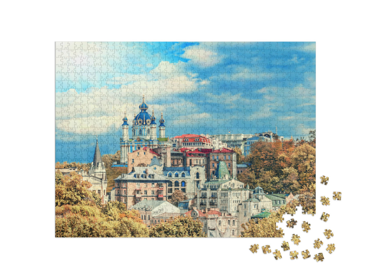 Puzzle 1000 Teile „Sophia: Kathedrale von Kiew, Ukraine “