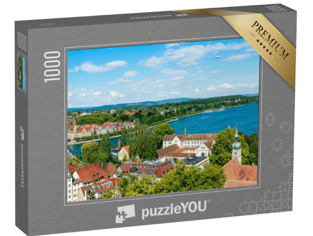 Puzzle 1000 Teile „Konstanz  am Rhein und Bodensee“