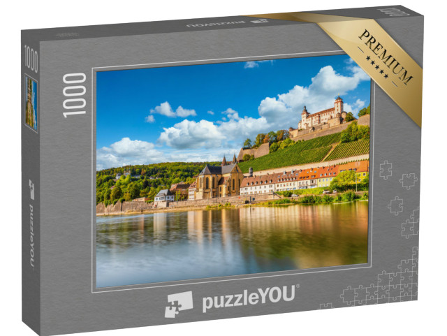 Puzzle 1000 Teile „Festung Marienberg am Main in Würzburg, Bayern, Deutschland“