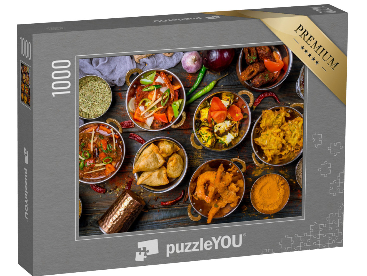 Puzzle 1000 Teile „Indische Lebensmittel“