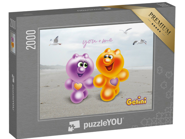Puzzle 2000 Teile „Gelini Du + Ich“