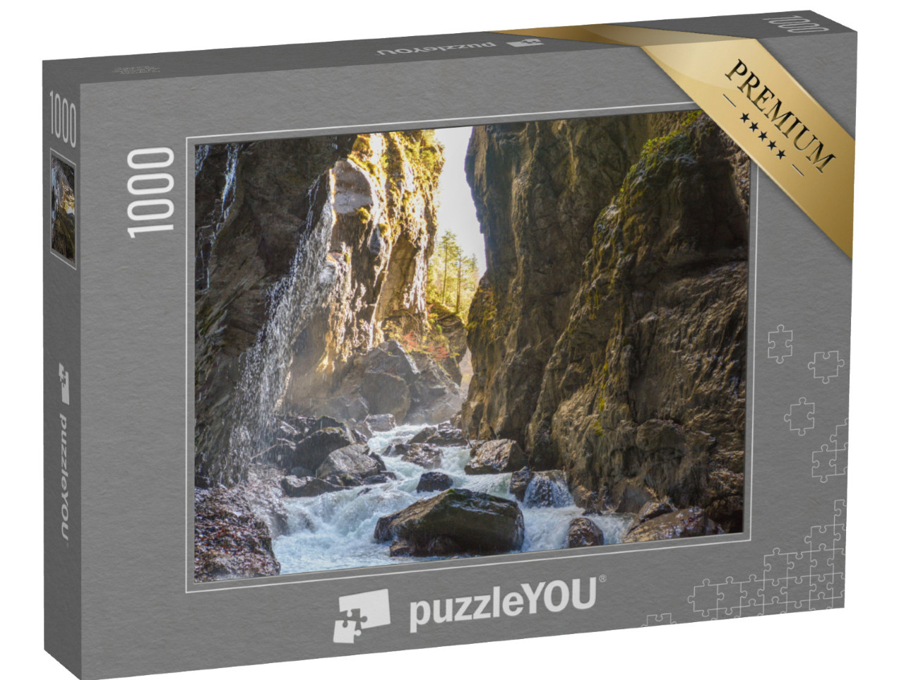 Puzzle 1000 Teile „Wilde Partnachklamm in Garmisch-Partenkirchen, Deutschland“