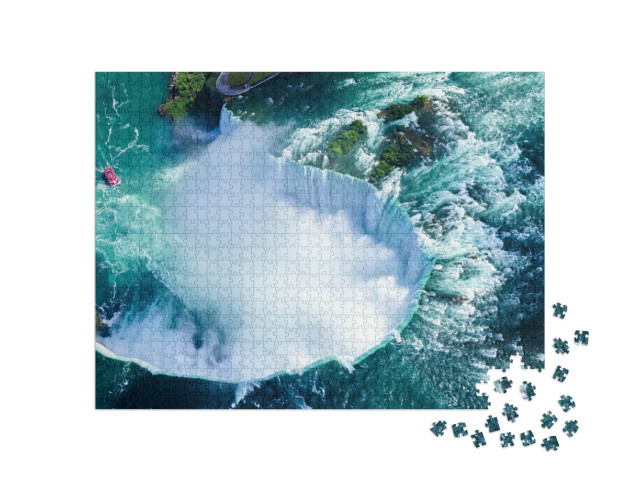 Puzzle 1000 Teile „Niagarafälle, kanadische Seite, Ontario, Kanada“
