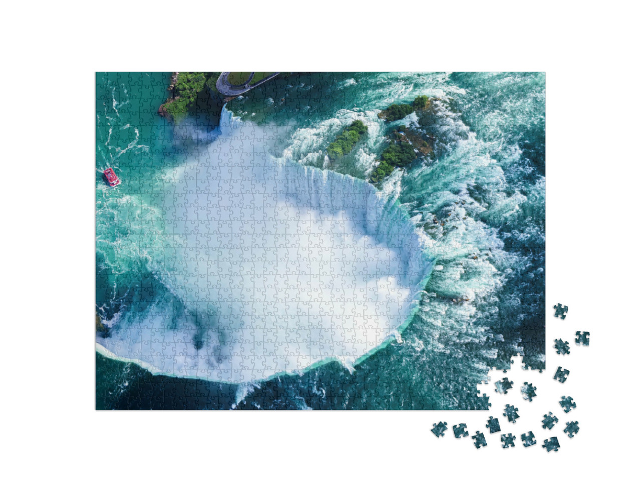 Puzzle 1000 Teile „Niagarafälle, kanadische Seite, Ontario, Kanada“