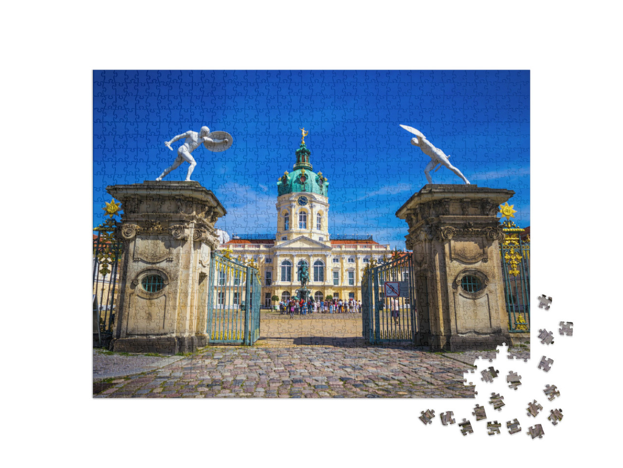Puzzle 1000 Teile „Schloss Charlottenburg in Berlin als ehemalige Sommerresidenz der preußischen Könige“