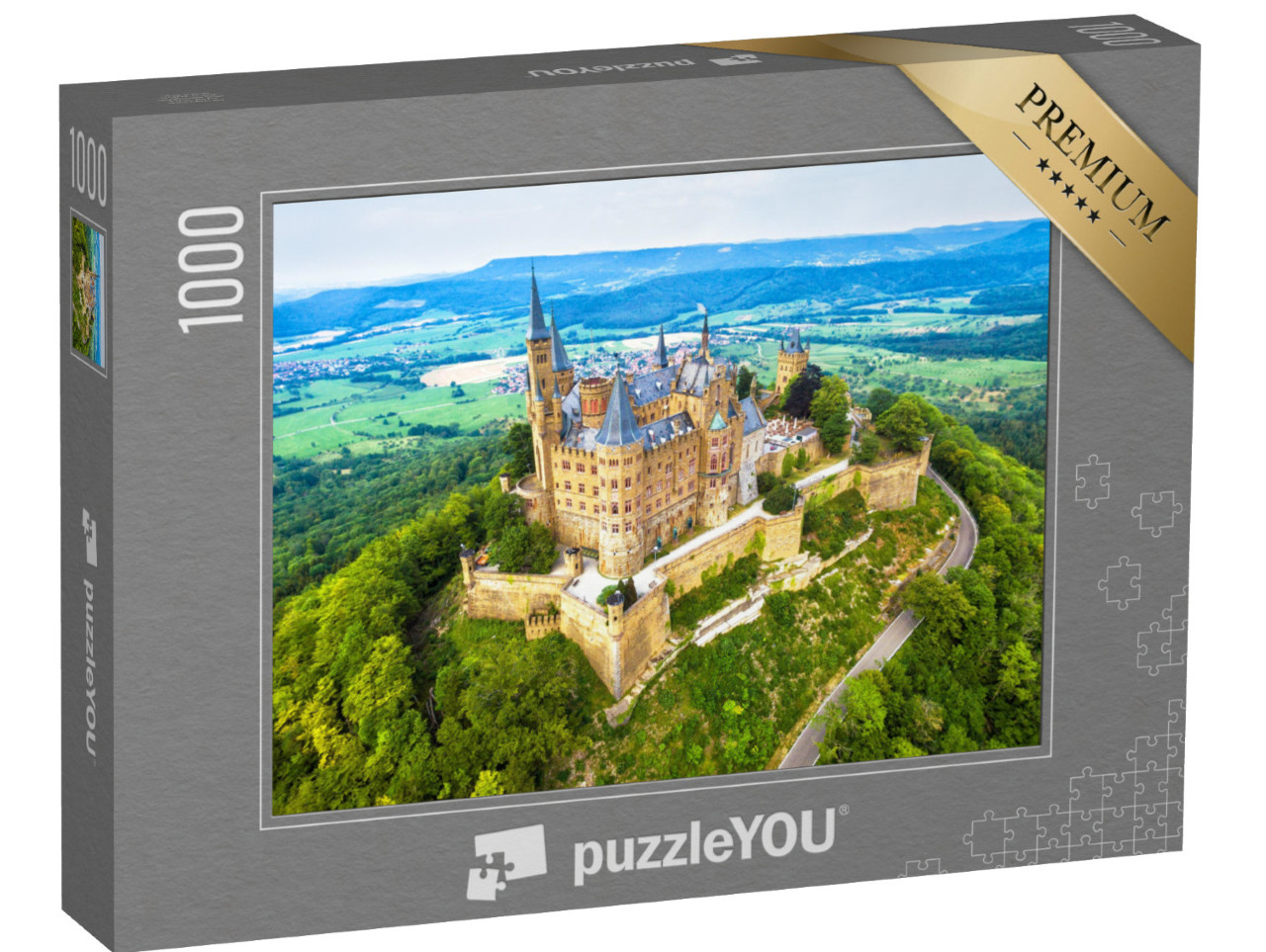 Puzzle 1000 Teile „Burg Hohenzollern auf der Schwäbischen Alb“