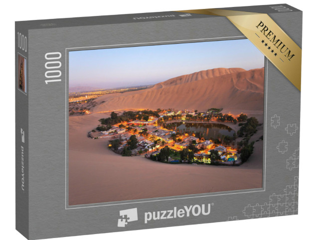 Puzzle 1000 Teile „Atacamawüste, Oase von Huacachina, Peru“