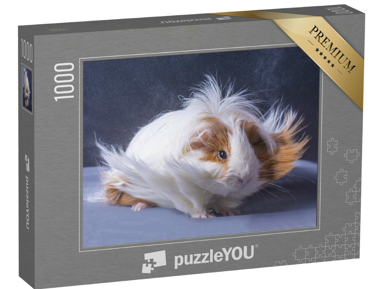 Puzzle 1000 Teile „Meerschweinchen mit langer Haarpracht“