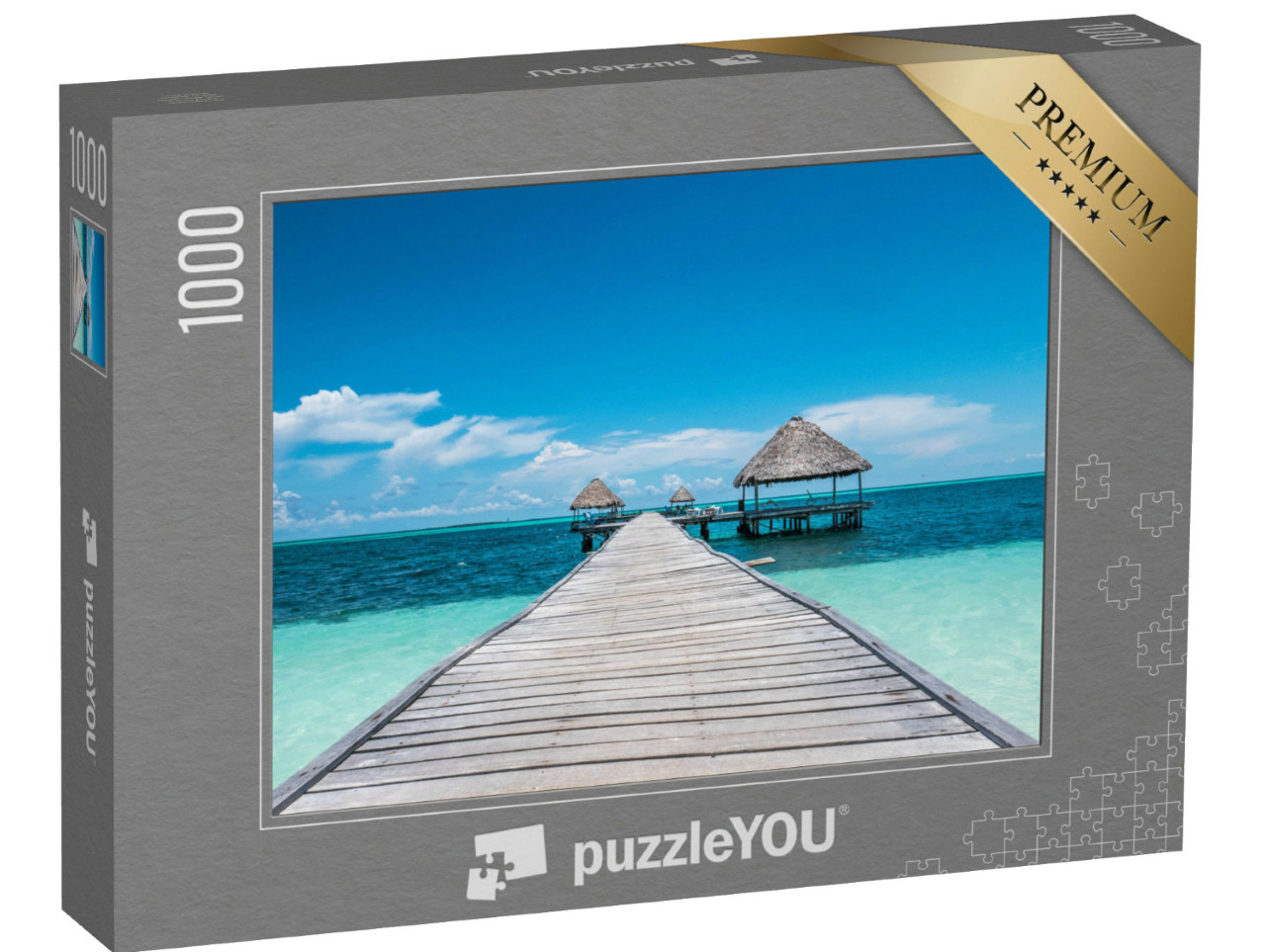 Puzzle 1000 Teile „Karibisches Paradies im kubanischen Meer“