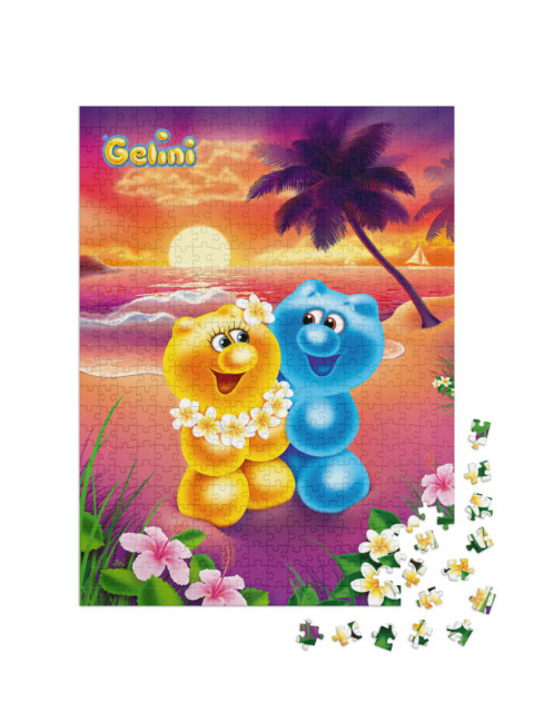 Puzzle 500 Teile „Gelini Romantik“