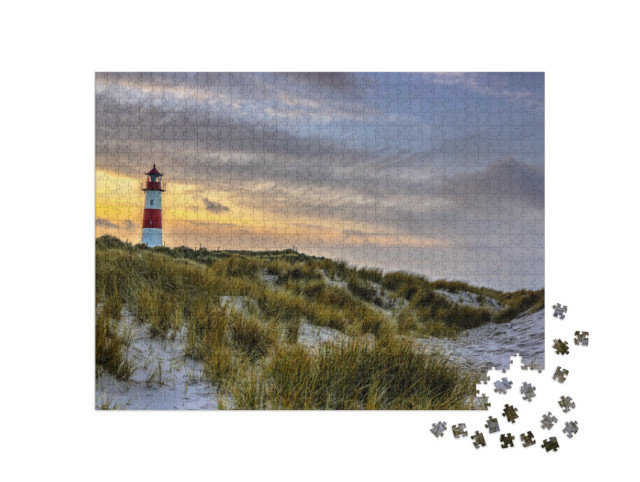 Puzzle 1000 Teile „Leuchtturm auf der Insel Sylt“