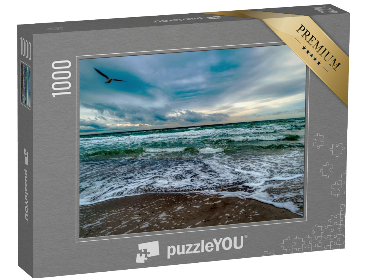 Puzzle 1000 Teile „Ostseeküste bei Ahrenshoop“