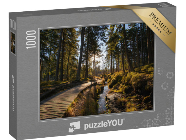 Puzzle 1000 Teile „Herbstwald am Brocken im Harz“