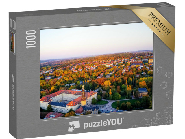 Puzzle 1000 Teile „Weimar von oben“
