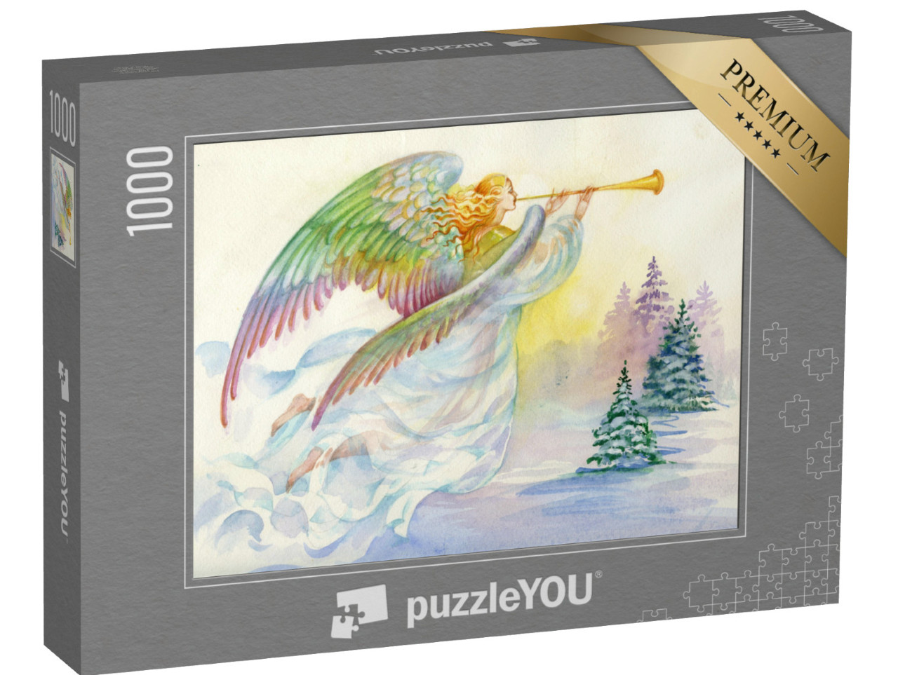 Puzzle 1000 Teile „Frohe Weihnachten und Neujahr“