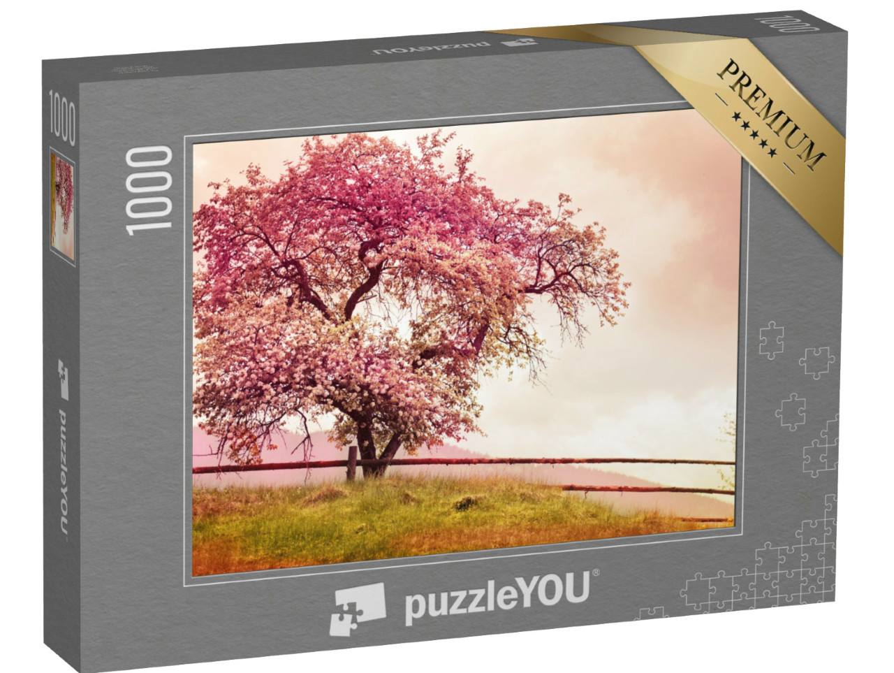 Puzzle 1000 Teile „Atemberaubend schön blühender Baum“