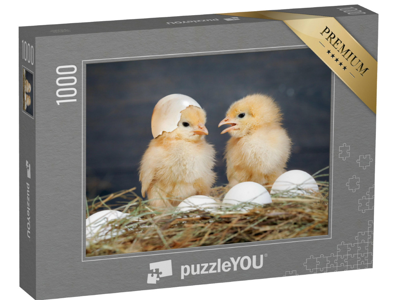 Puzzle 1000 Teile „Neugeborene Küken“
