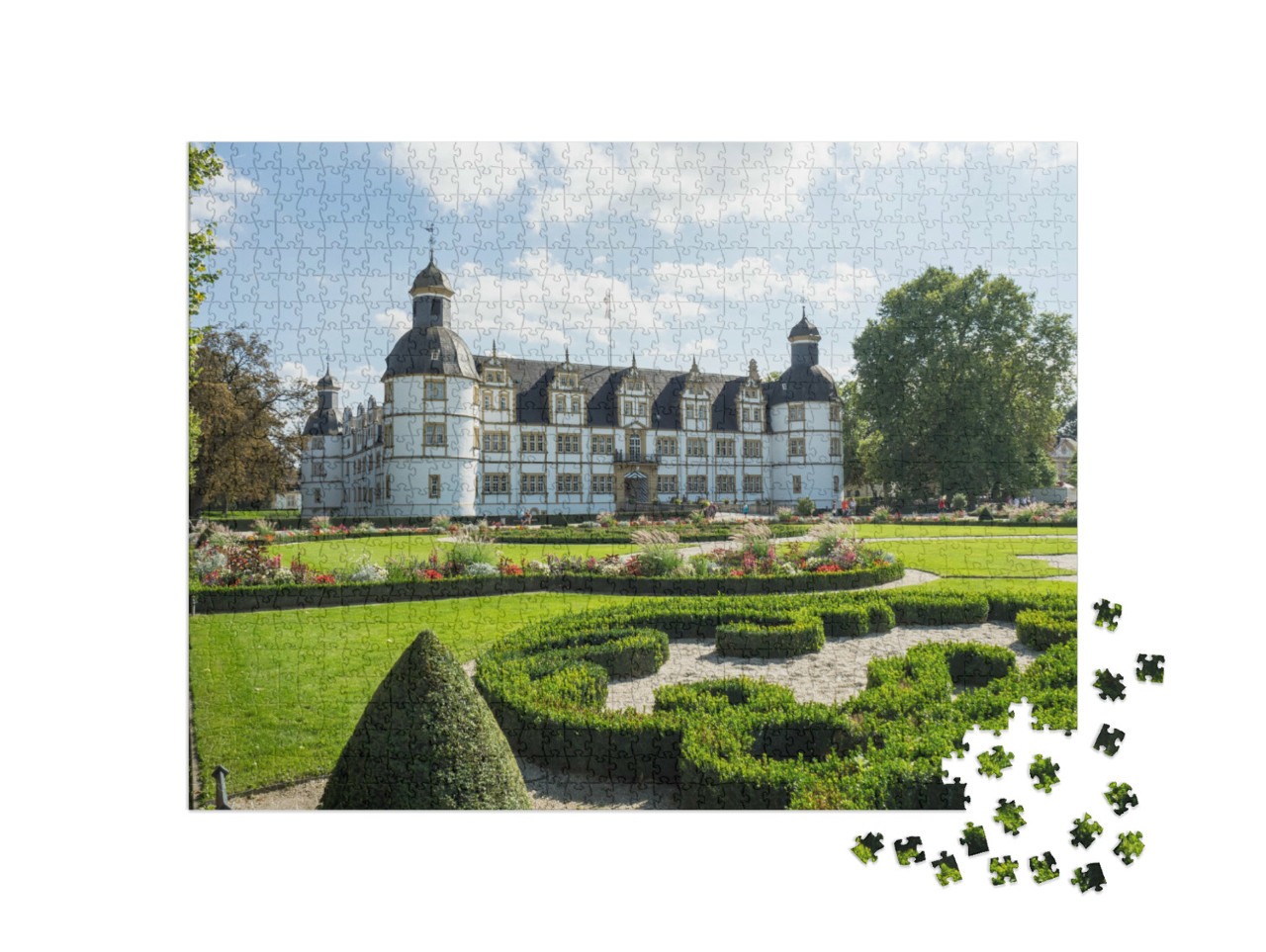 Puzzle 1000 Teile „Weißes Schloss, Deutschland“