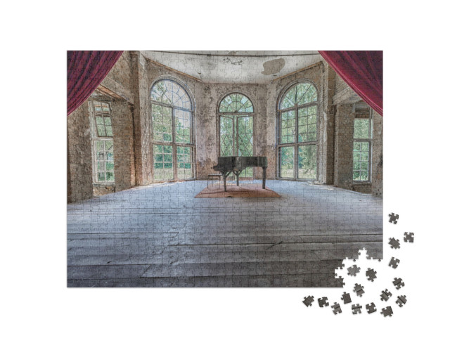 Puzzle 1000 Teile „Grabowsee - beeindruckender Lost Place“
