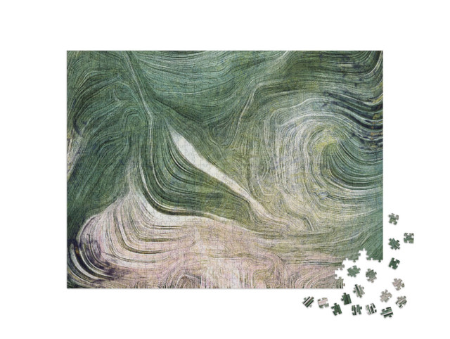 Puzzle 1000 Teile „Fließende Linien der Farbbewegung“