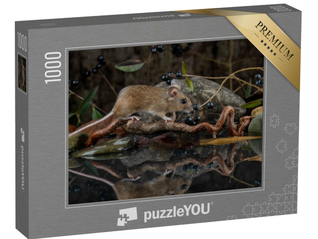 Puzzle 1000 Teile „Mausi auf Entdeckungstour“