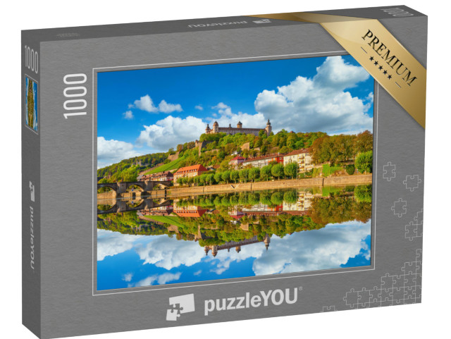 Puzzle 1000 Teile „Festung Marienberg und Alte Mainbrücke, Würzburg, Deutschland“