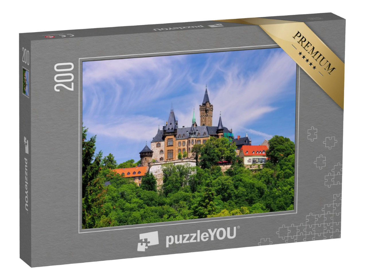 Puzzle 200 Teile „Schloss Wernigerode“