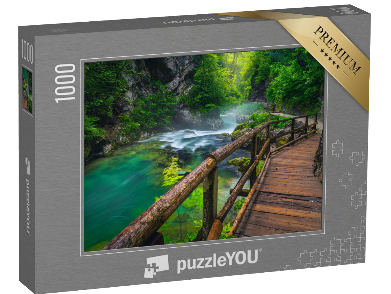 Puzzle 1000 Teile „Holzsteg“