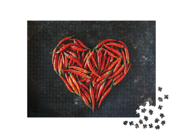 Puzzle 1000 Teile „Rote Chilischoten “