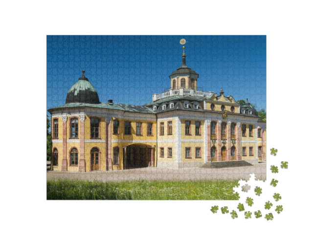 Puzzle 1000 Teile „Barockschloss Belvedere in Weimar, Thüringen, Deutschland“