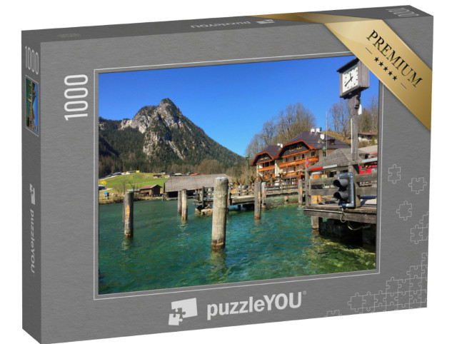 Puzzle 1000 Teile „Schöne Aussicht auf den Königssee, Deutschland“