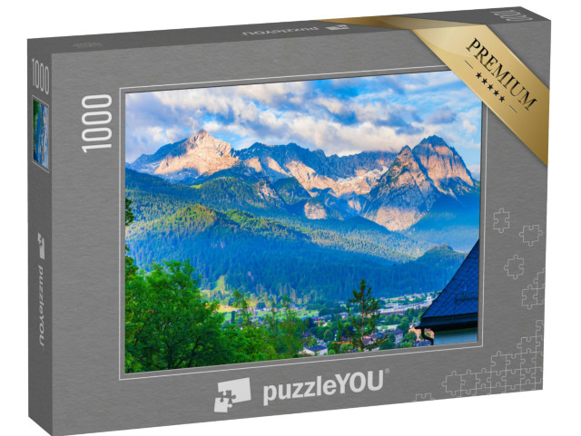 Puzzle 1000 Teile „Zugspitze und Alpspitze“