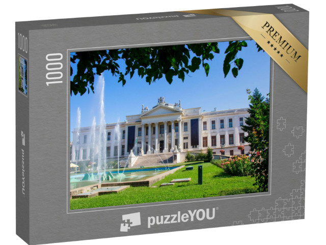 Puzzle 1000 Teile „Der schöne blühende Rosengarten von Szeged, Ungarn“