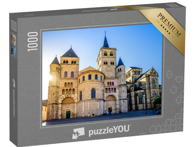 Puzzle 1000 Teile „Historische Altstadt von Trier in Deutschland“